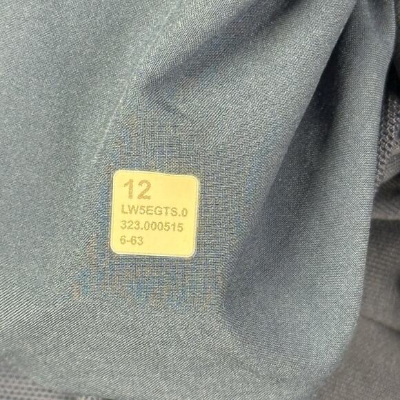 Lululemon Softstreme High Rise Pant Regular Pitch Blue Yoga Athleisure Size 12 - Picture 7 of 9